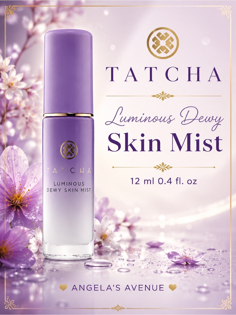 Tatcha Luminous Dewy Skin Mist 12 ml 0.4 fl. oz